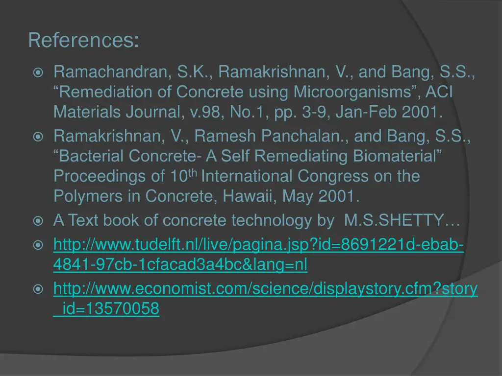 references