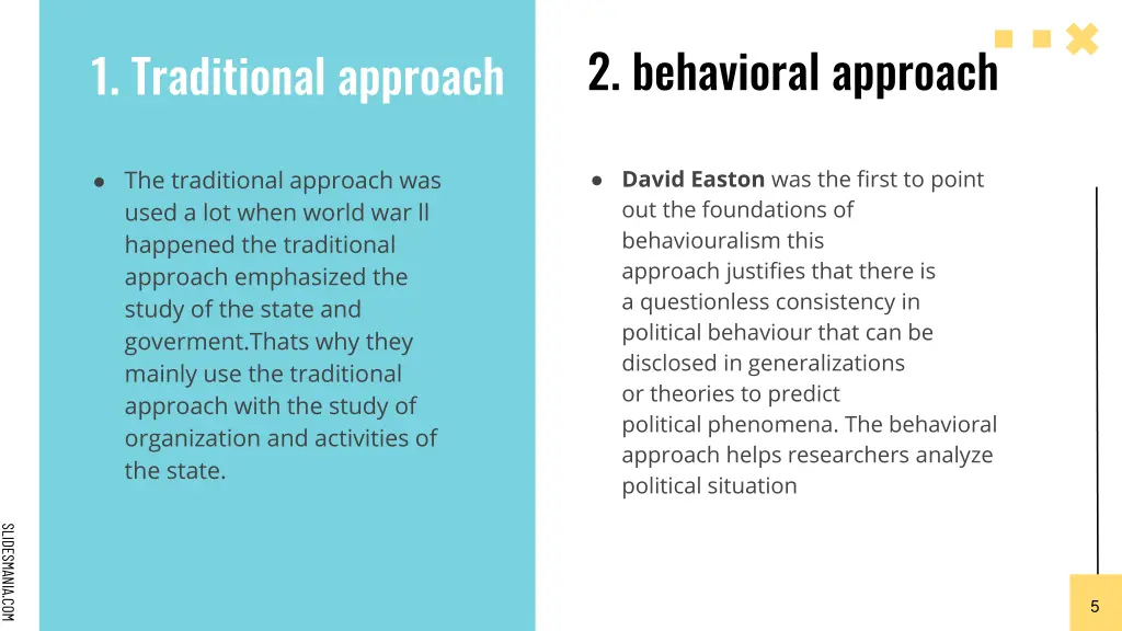2 behavioral approach