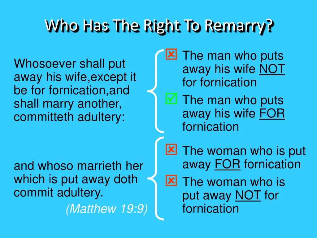 who has the right to remarry