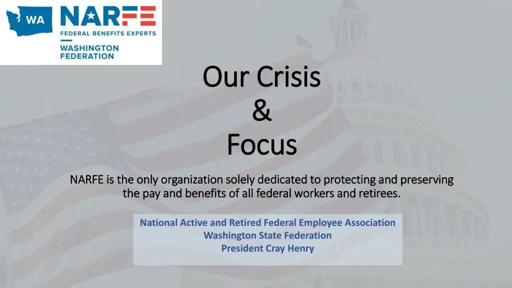 our crisis our crisis focus focus