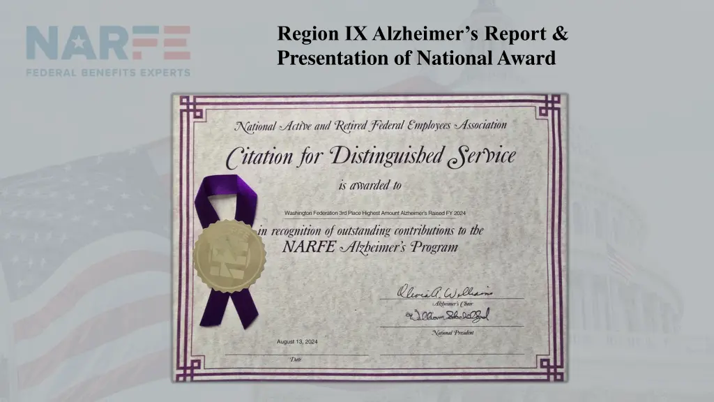region ix alzheimer s report presentation