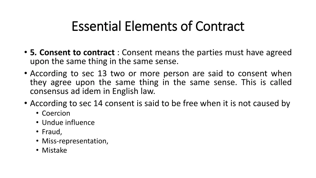essential elements of contract essential elements 2