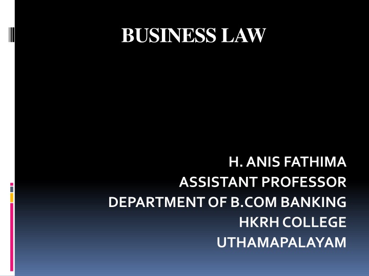 business law