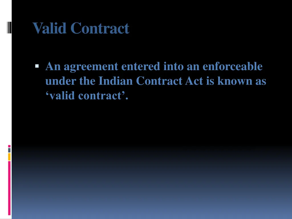 valid contract
