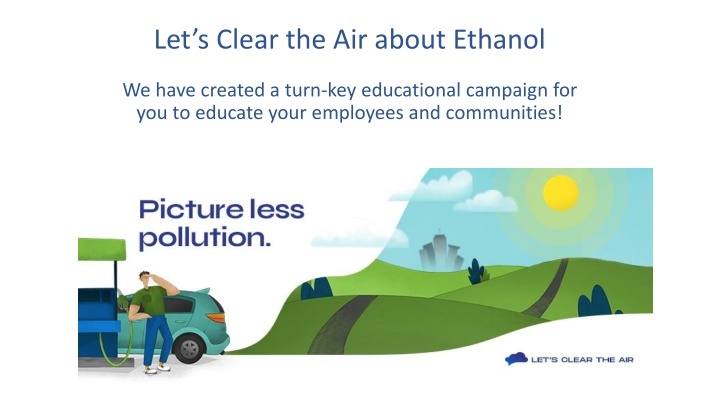 let s clear the air about ethanol
