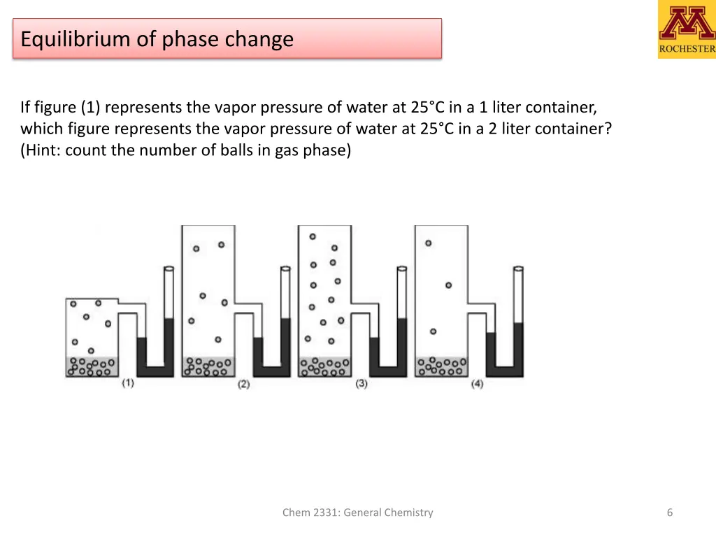 equilibrium of phase change 2