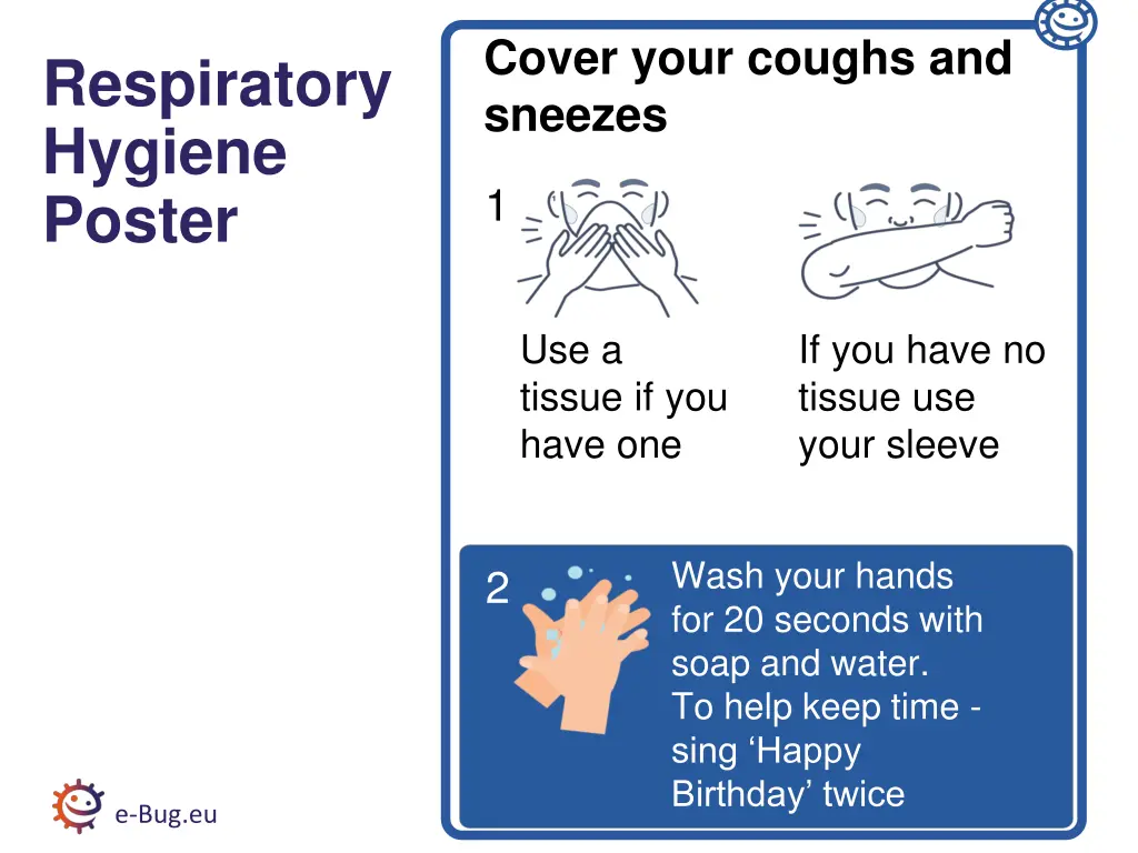 cover your coughs and sneezes