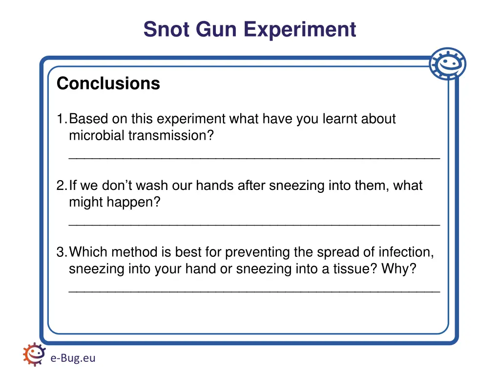 snot gun experiment 3