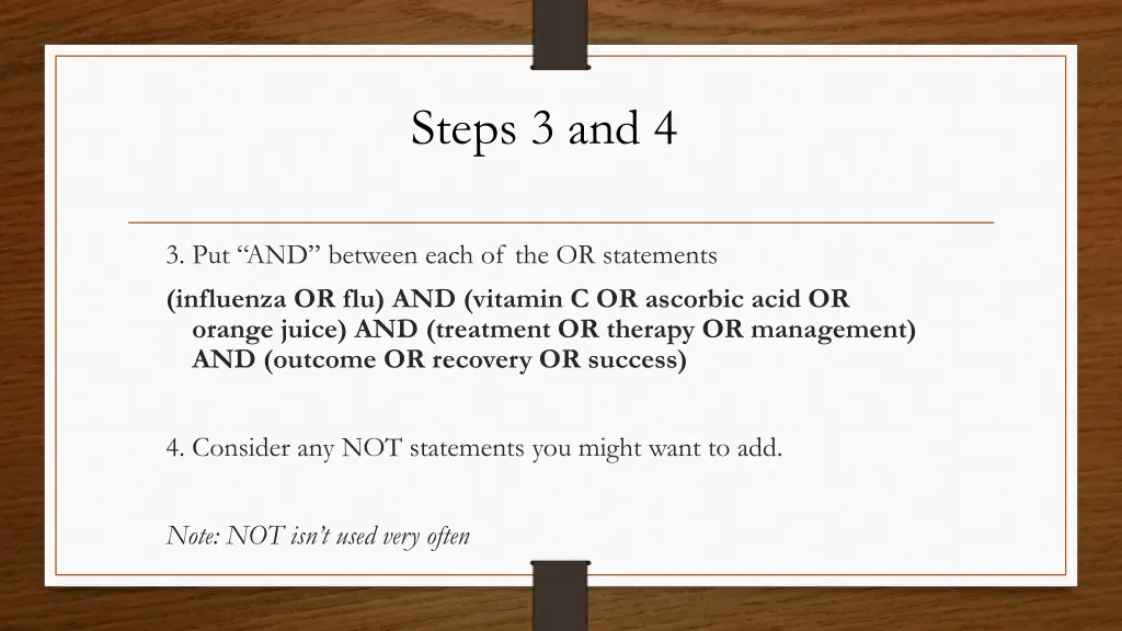 steps 3 and 4