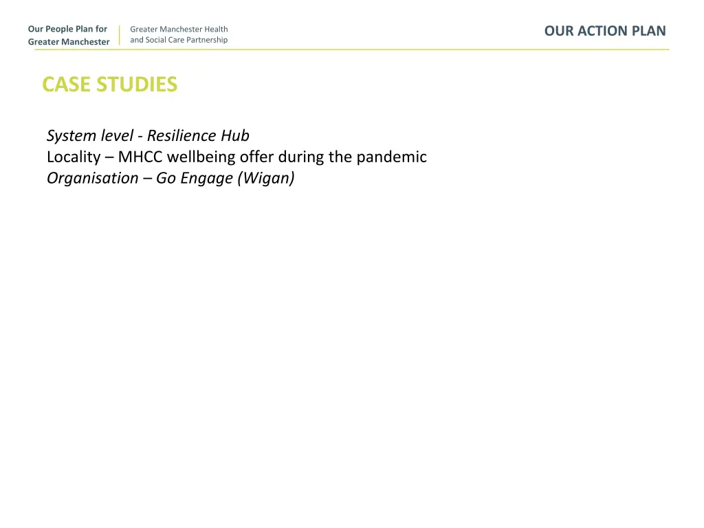 our action plan