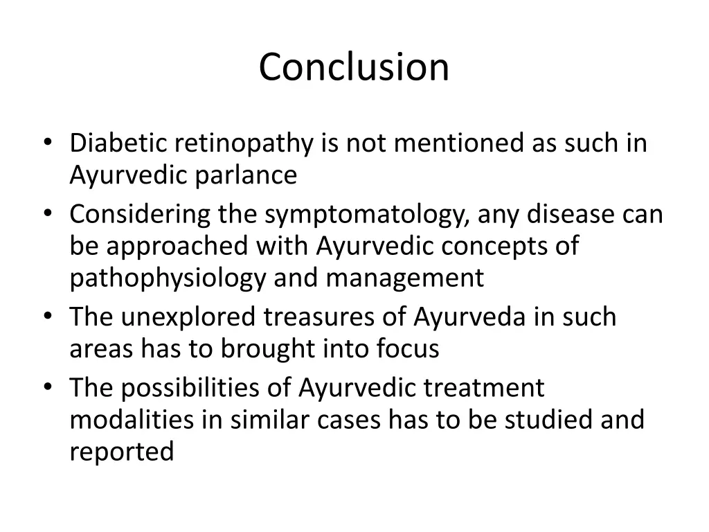 conclusion