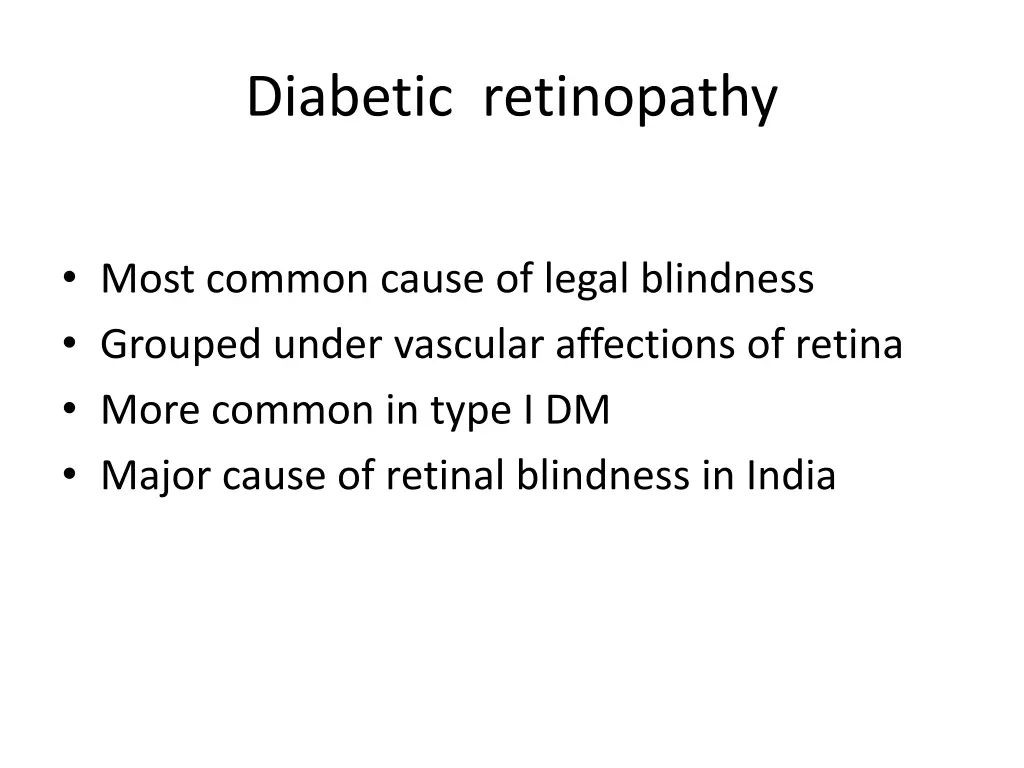 diabetic retinopathy
