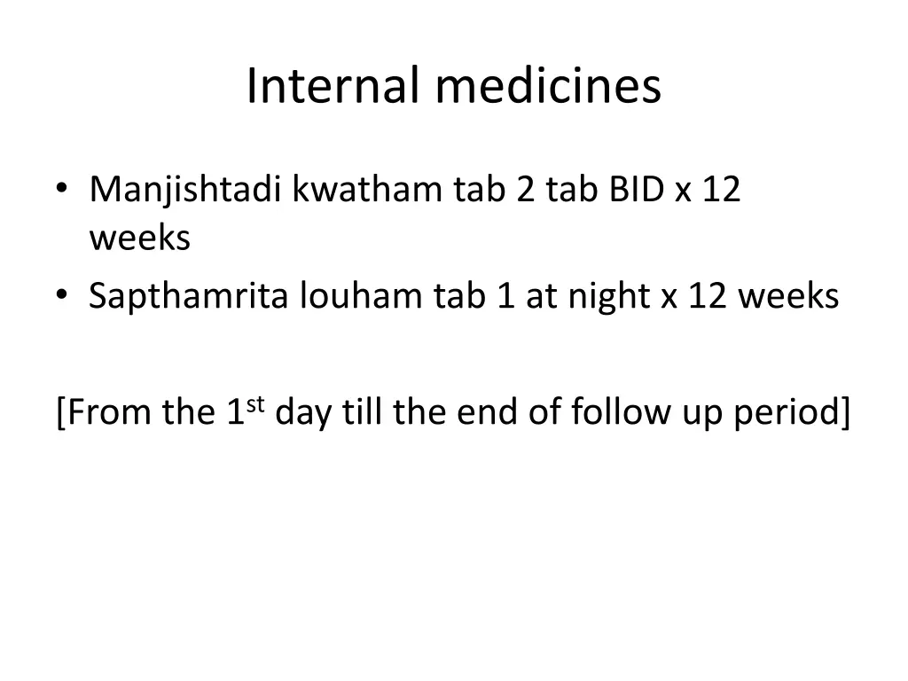 internal medicines