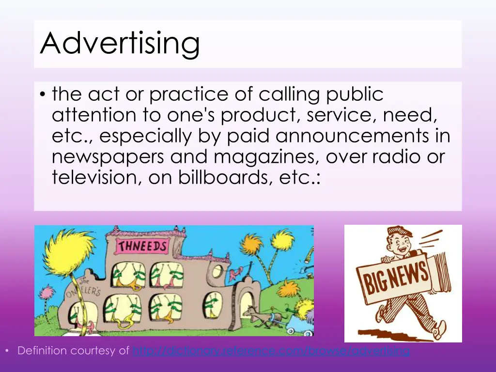 advertising