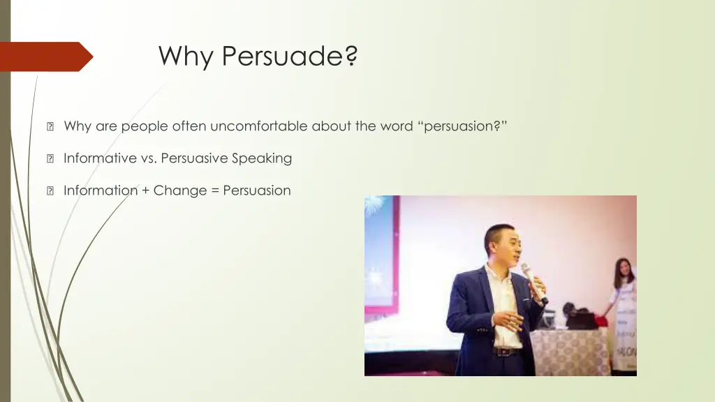 why persuade