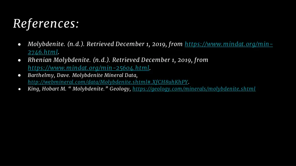 references