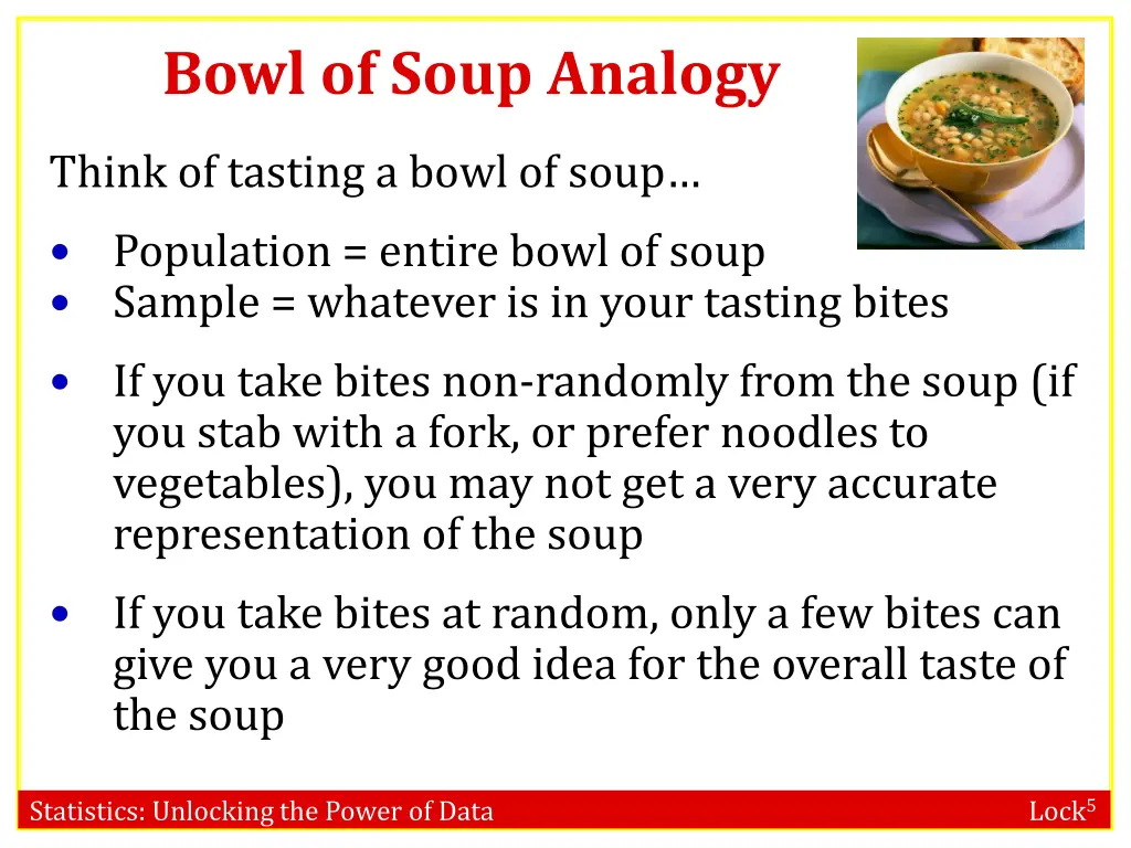 bowl of soup analogy