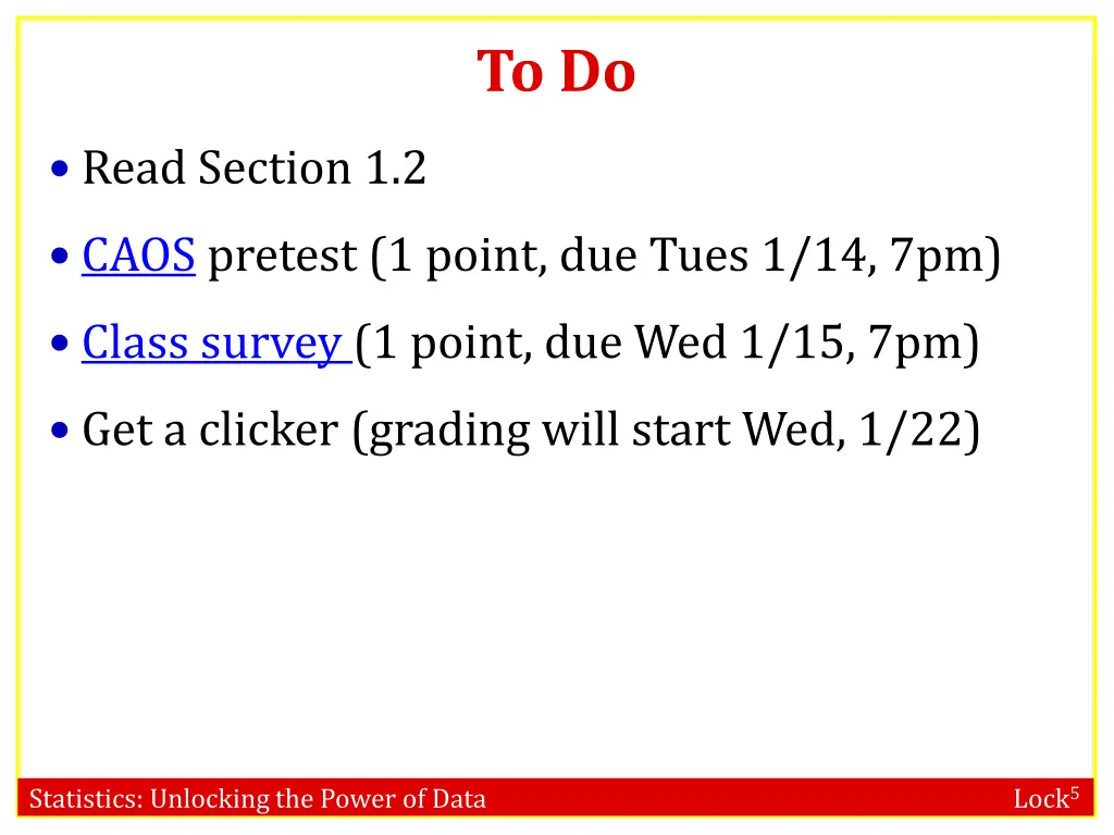 to do