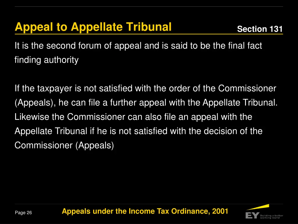 appeal to appellate tribunal