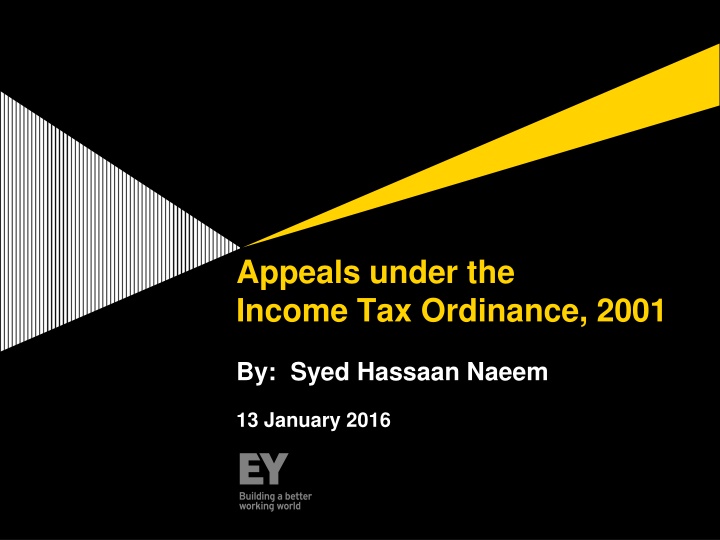 appeals under the income tax ordinance 2001