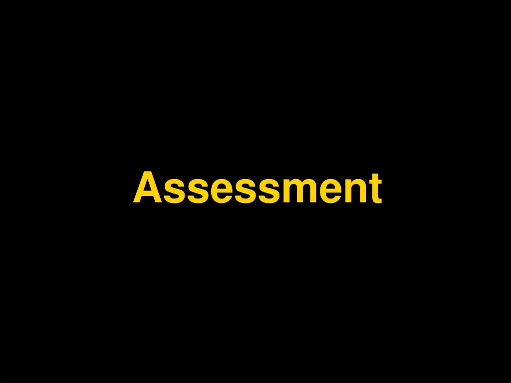 assessment