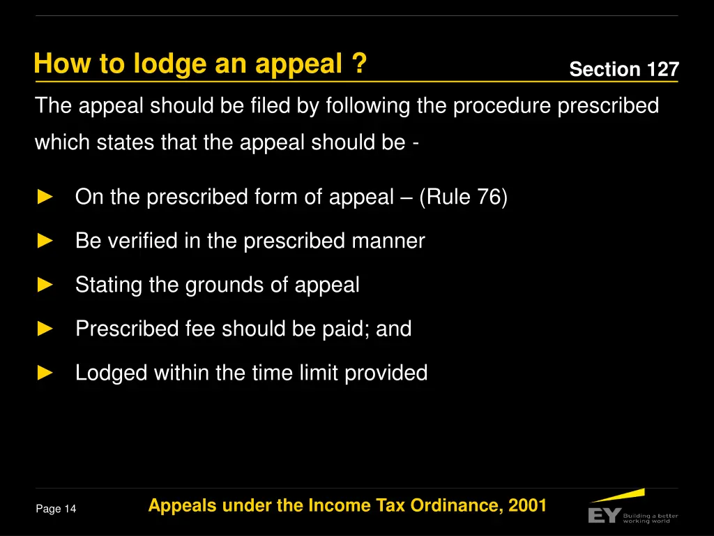 how to lodge an appeal
