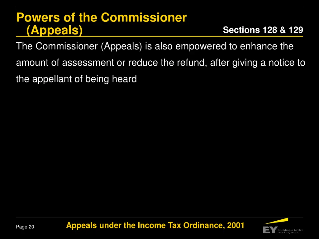 powers of the commissioner appeals 2
