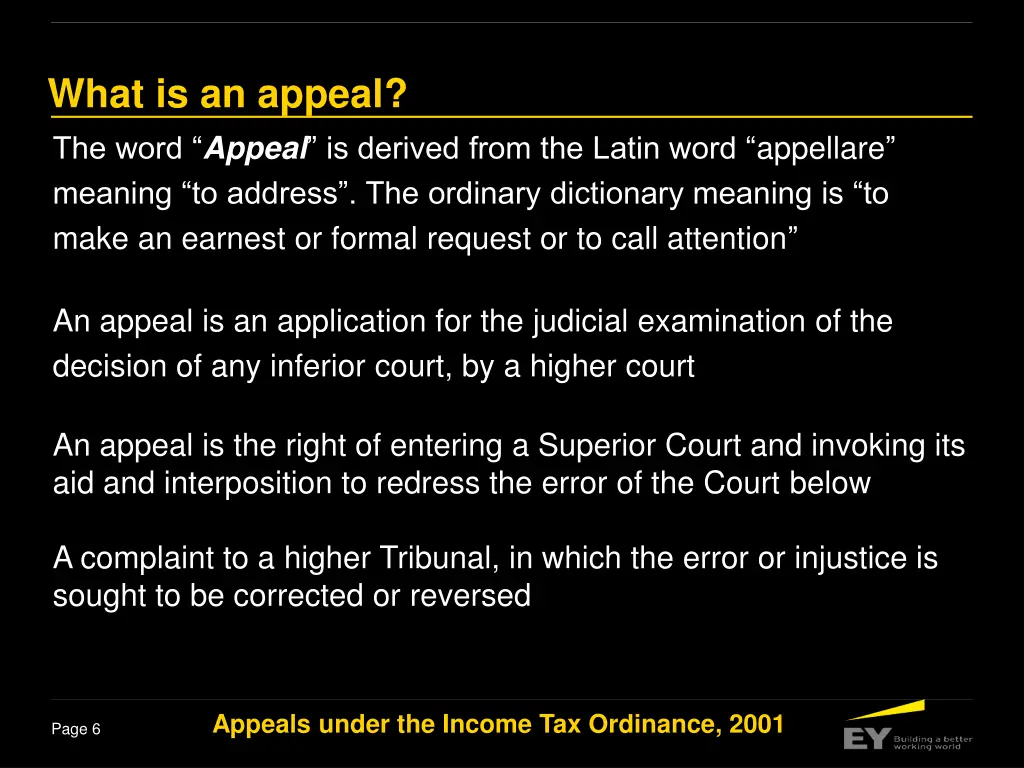 what is an appeal the word appeal is derived from