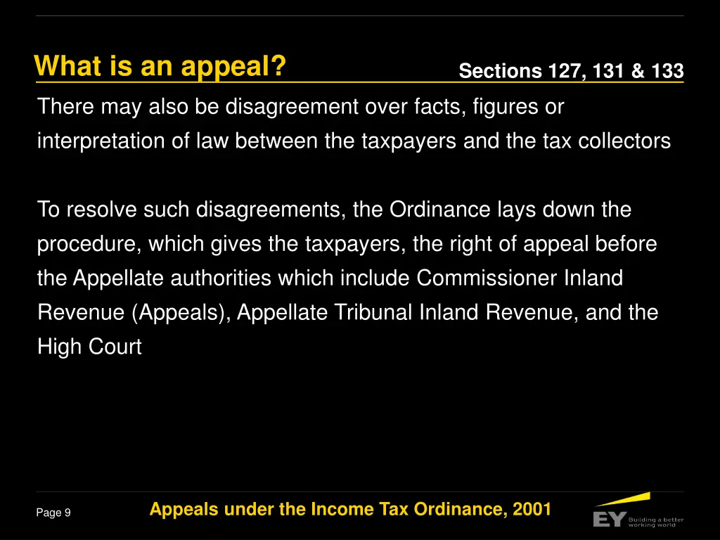 what is an appeal there may also be disagreement
