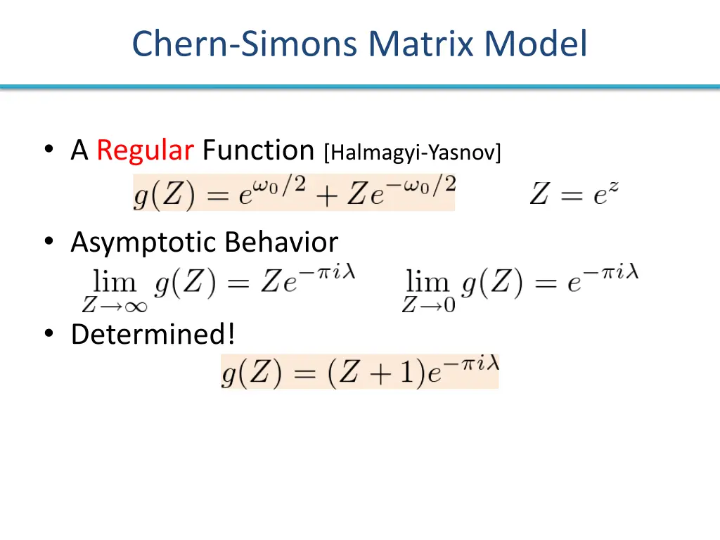 chern simons matrix model 2