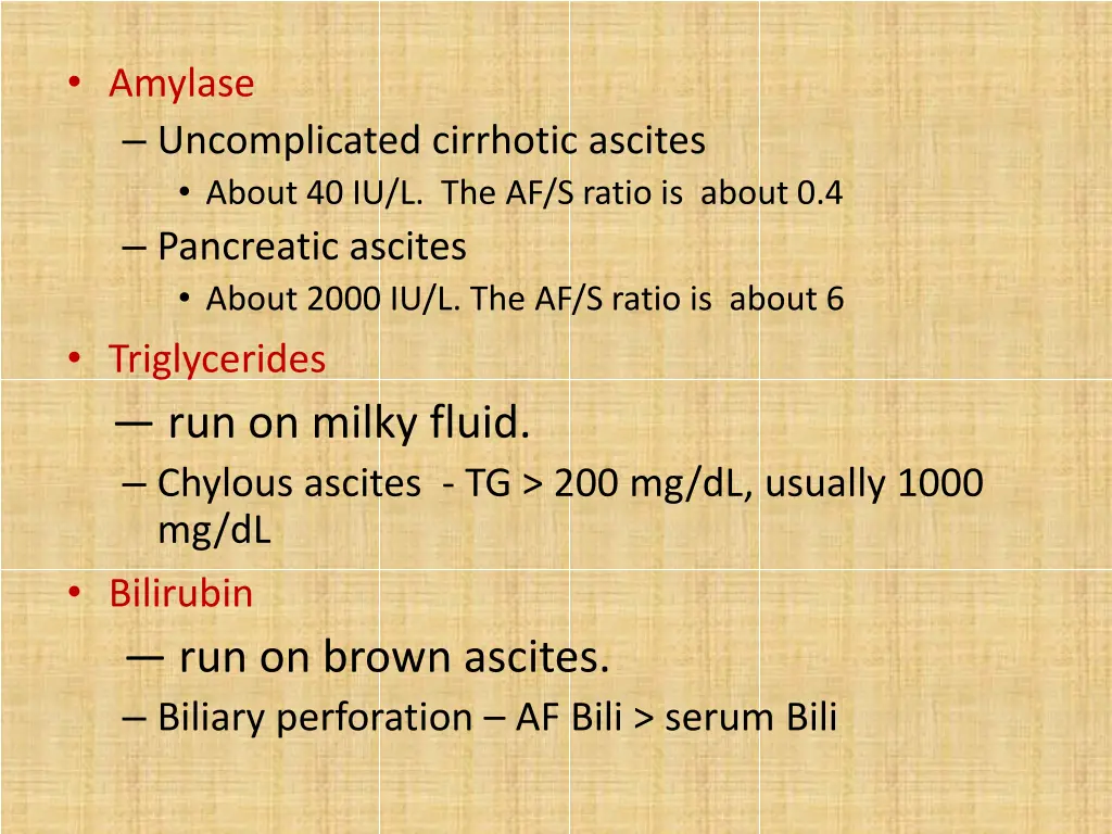 amylase uncomplicated cirrhotic ascites about
