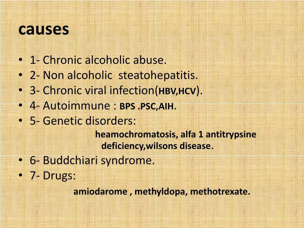 causes