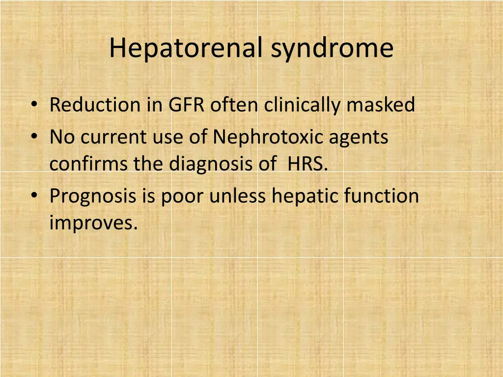 hepatorenal syndrome 1