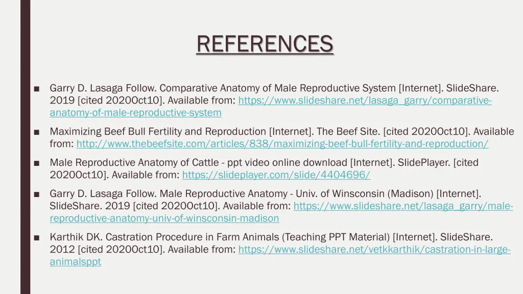 references