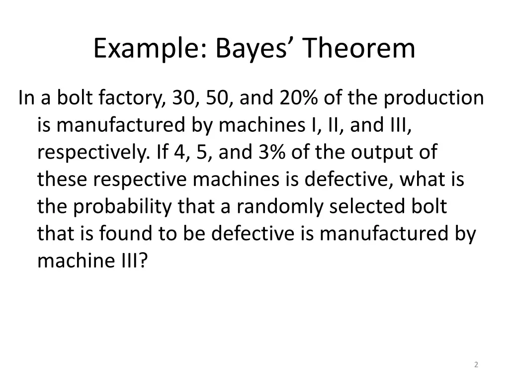 example bayes theorem