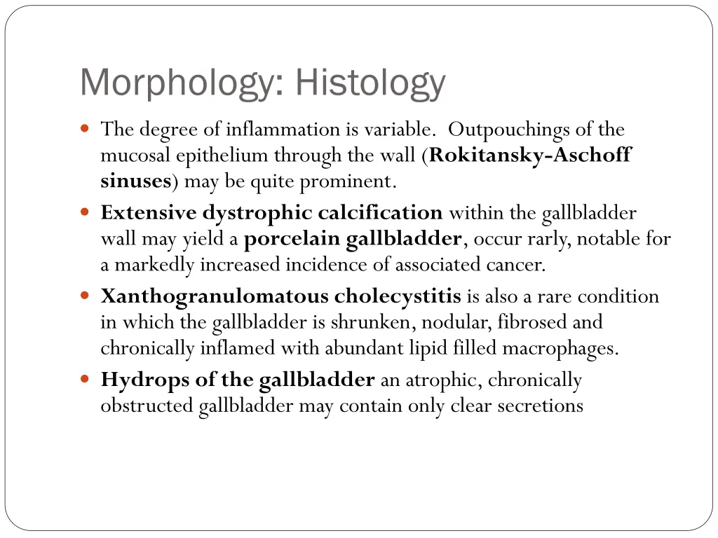 morphology histology
