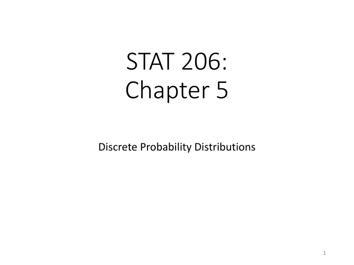 stat 206 chapter 5