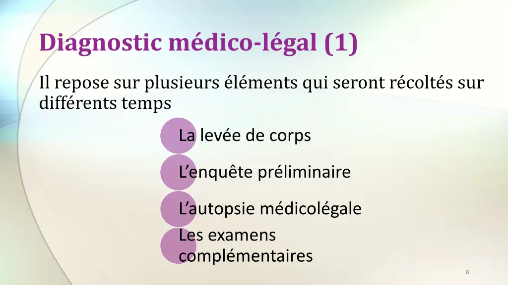 diagnostic m dico l gal 1