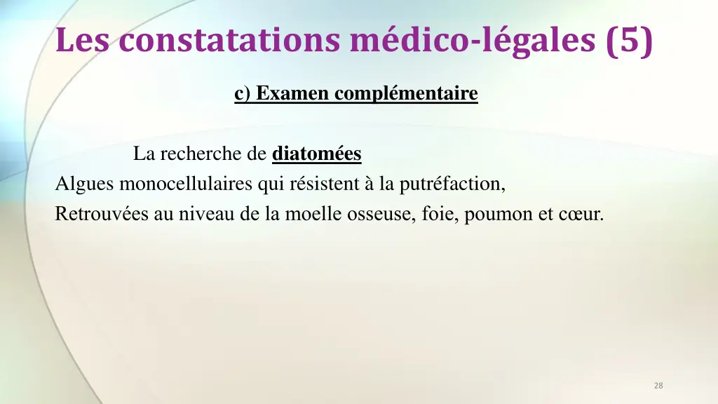 les constatations m dico l gales 5