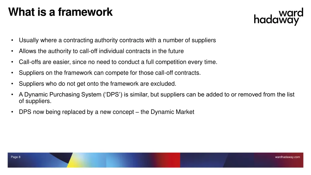 what is a framework