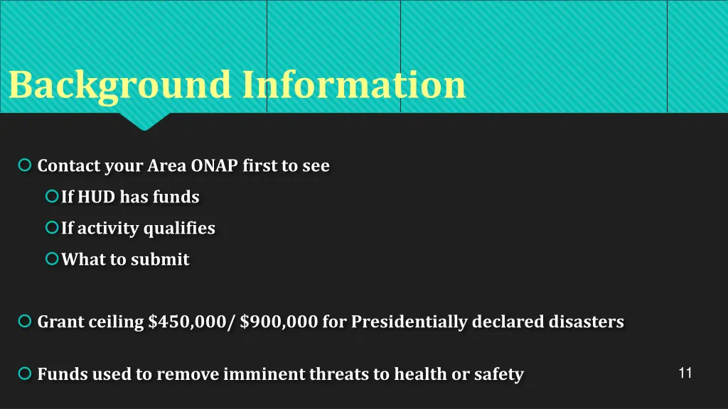 background information