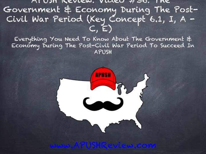 apush review video 36 the government economy
