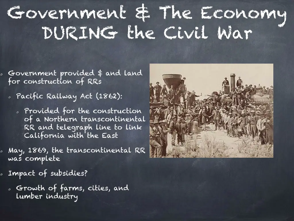 government the economy during the civil war 1