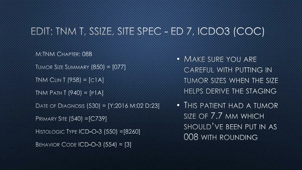 edit tnm t ssize site spec ed 7 icdo3 coc