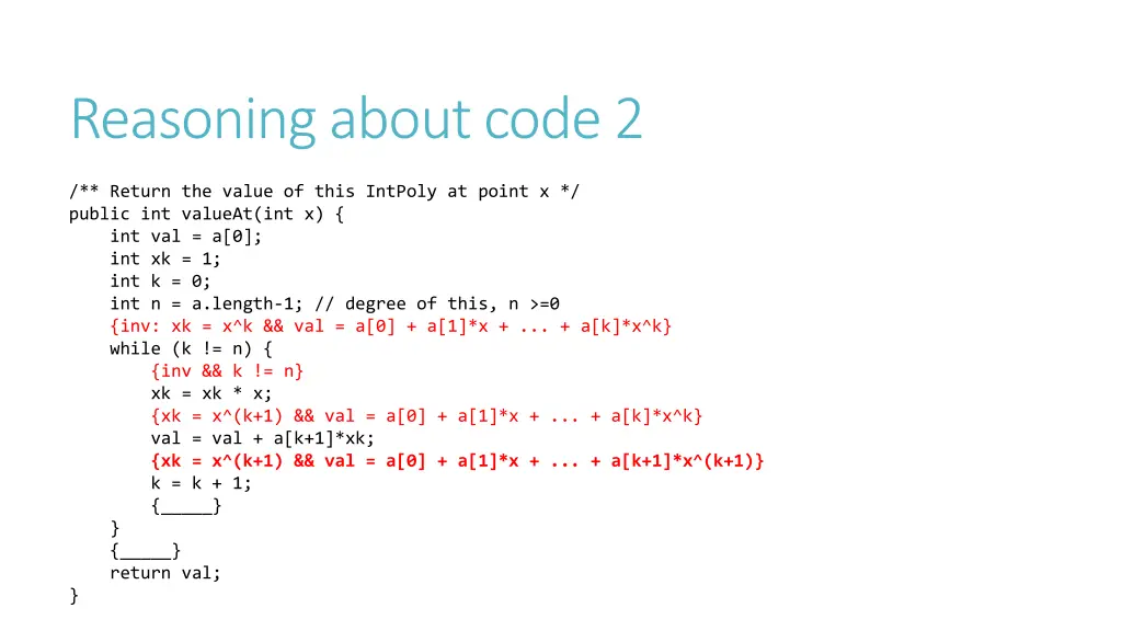 reasoning about code 2 5
