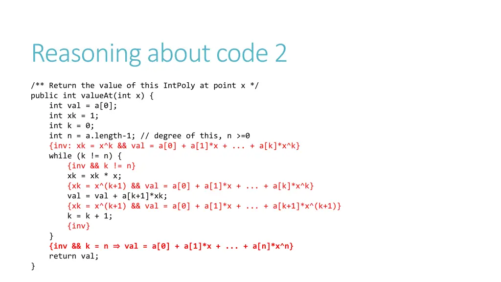 reasoning about code 2 7