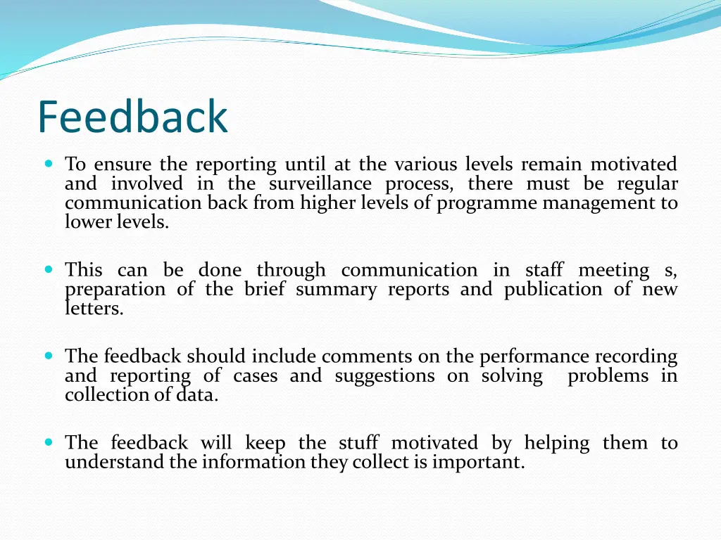 feedback