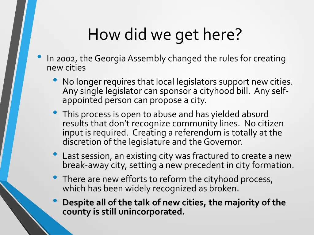 how did we get here in 2002 the georgia assembly