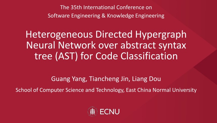 the 35th international conference on software
