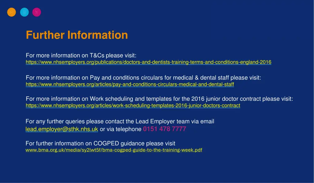 further information